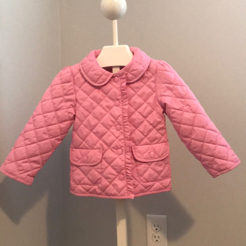 Baby Gap pink, quilted coat